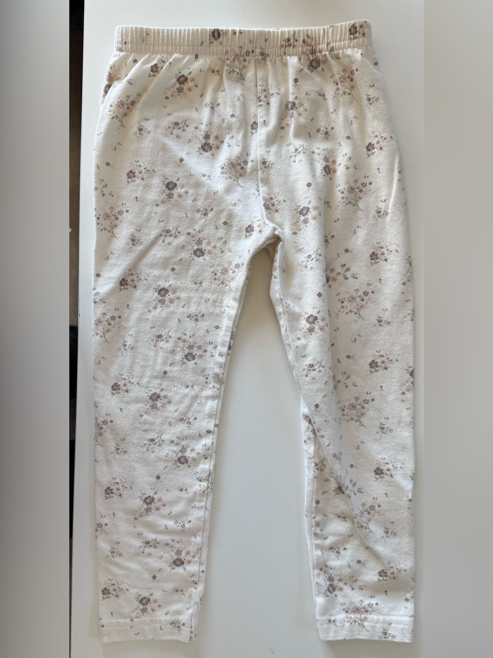 Jamie Kay 4T Floral Cream Pajama Pants